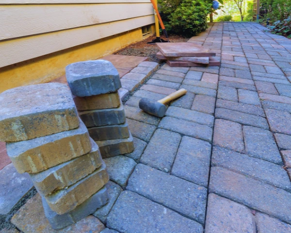 Patios, walkways and retaining walls